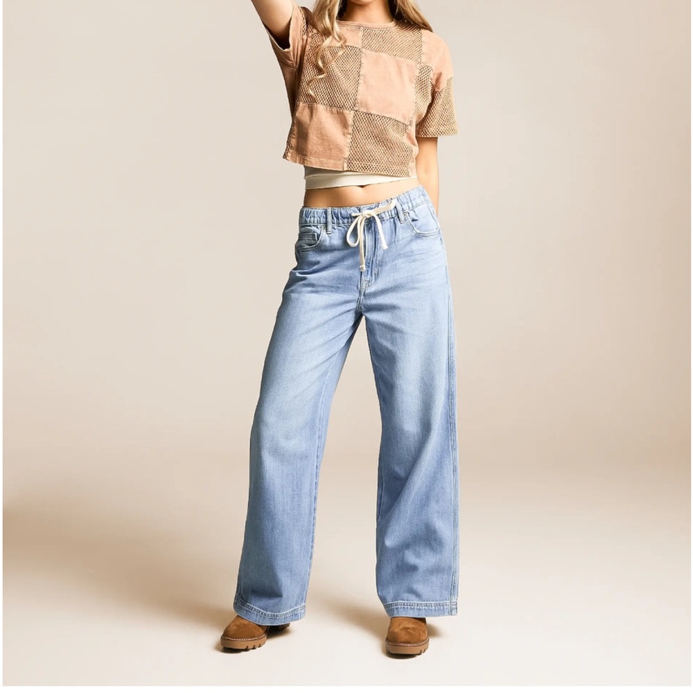 Buckle Light Blue Women's Flare Jeans